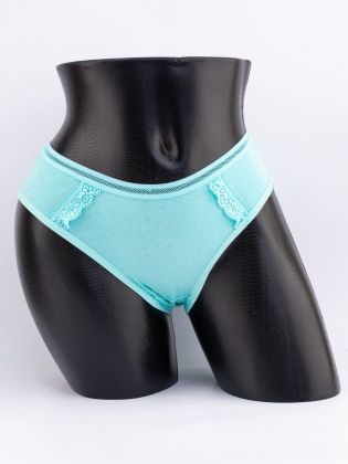 Слипы с кружевом и сеточным поясом - фото 1