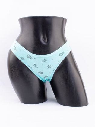 Слипы принтом "сердечки" - фото 1