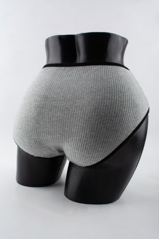 Слипы в рубчик с черной полоской - фото 3