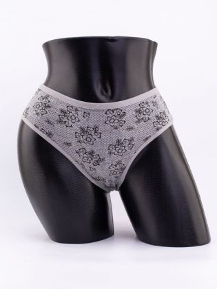 Слипы в горошек с цветочным принтом - фото 1