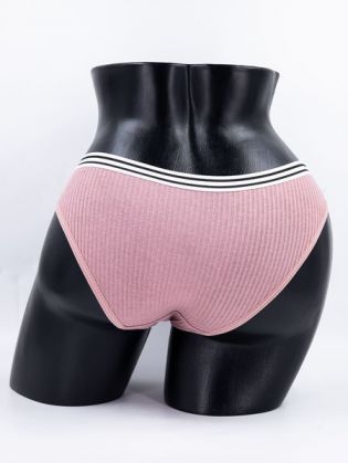 Слипы в рубчик с двумя черными полосками - фото 3