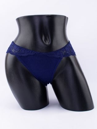 Слипы с цветочным кружевом  - фото 1