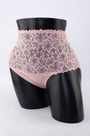 Слипы с цветочным кружевом - фото 1