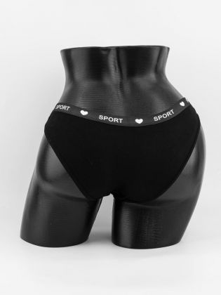 Слипы с эластичным поясом с надписью "sport" - фото 3