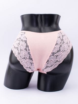 Слипы с цветочным кружевом  - фото 3