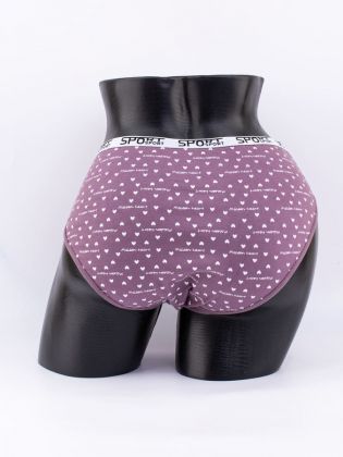 Слипы "maiden heart" с сердечками и эластичным поясом - фото 3