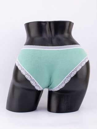 Слипы с кружевной окантовкой и эластичным поясом - фото 3