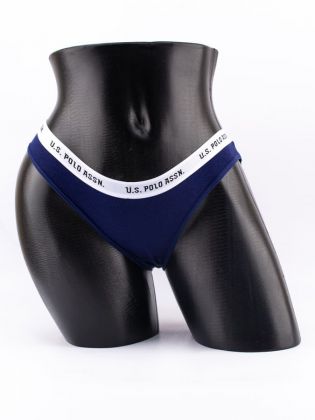 Слипы с эластичной резинкой и надписью "U.S. POLO ASSN" - фото 1