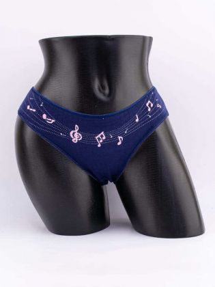 Слипы с принтом "ноты" - фото 1