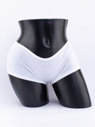 Шорты-трусы в рубчик - фото 1