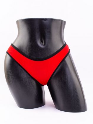 Слипы в рубчик с черной полоской - фото 1