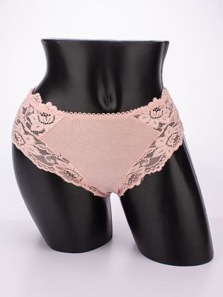 Слипы с цветочным кружевом - фото 1